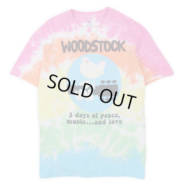 画像1: 00's LIQUID BLUE タイダイTシャツ "WOODSTOCK" (1)