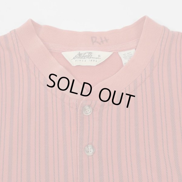 画像3: 90's Eddie Bauer ヘンリーネックTシャツ "白タグ" (3)