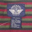 画像2: 90's DOCKERS マルチボーダー柄 ヘンリーネックカットソー "DEADSTOCK" (2)