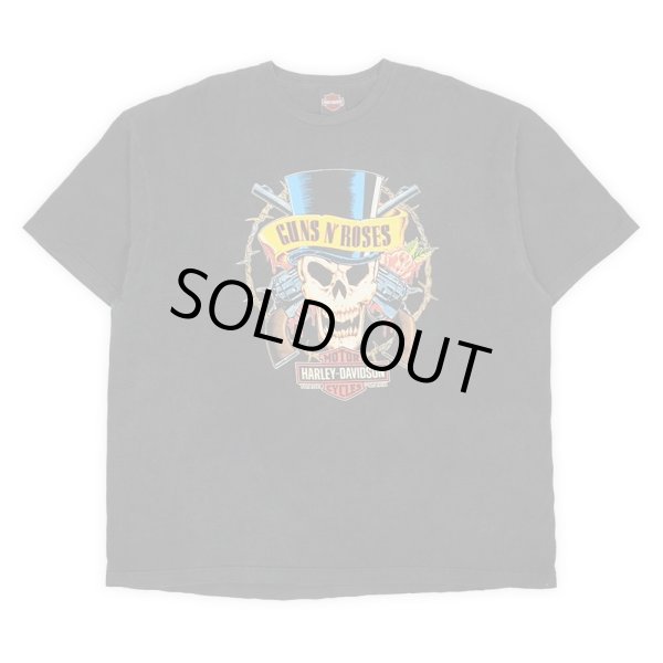 画像1: 00's Harley-Davidson × Guns N' Roses 両面プリントTシャツ (1)