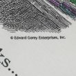 画像3: Early 00's Edward Gorey "There's No Such Thing... As Too Many Books..." プリントTシャツ (3)