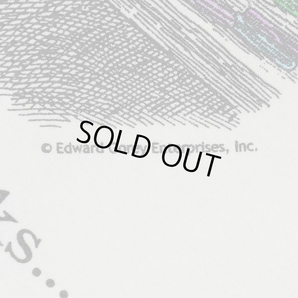 画像3: Early 00's Edward Gorey "There's No Such Thing... As Too Many Books..." プリントTシャツ (3)