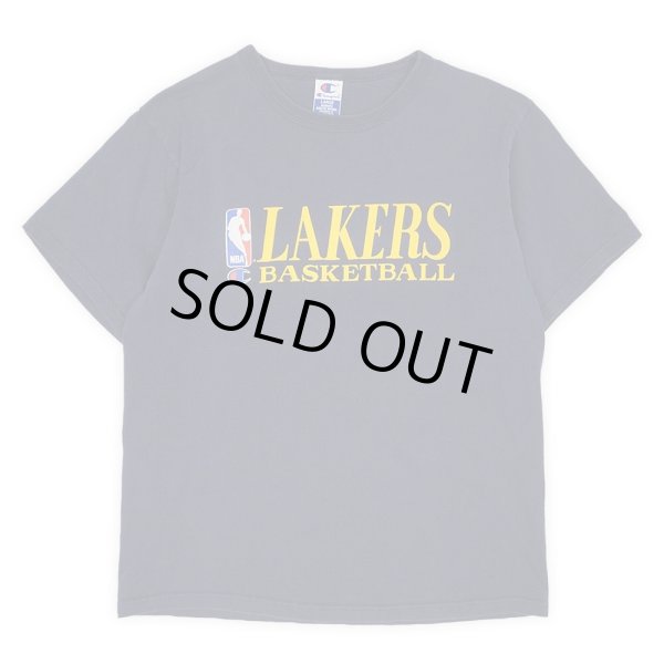 画像1: Late 90's LOS ANGELES LAKERS プリントTシャツ "Champion Body" (1)