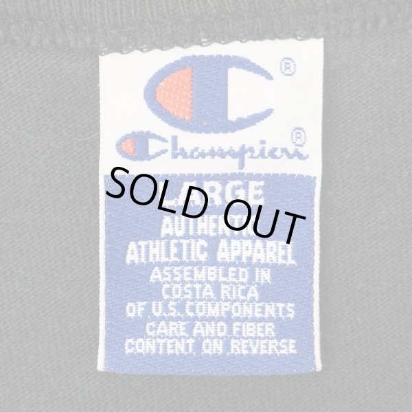 画像2: 90-00's Champion カレッジプリントTシャツ “BLACK / USA COMPONENTS” (2)