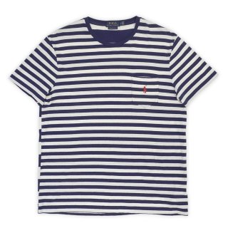 00's Polo Ralph Lauren ワイドボーダー柄 ラガーシャツ “Orange