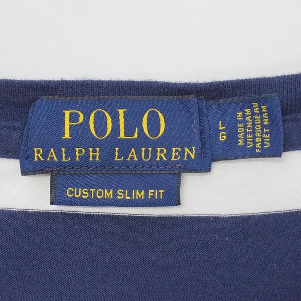 画像3: 00's Polo Ralph Lauren ボーダー ポケットTシャツ (3)