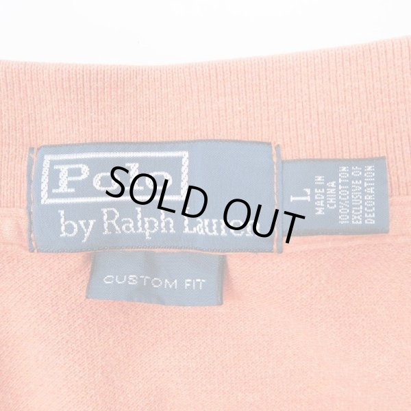 画像2: 90's Polo Ralph Lauren ポロシャツ "Orange" (2)