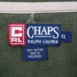 画像2: 90's CHAPS Ralph Lauren 総柄 L/S ポロシャツ (2)