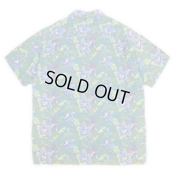 画像2: 90's OLD GAP 総柄 S/S オープンカラーシャツ (2)