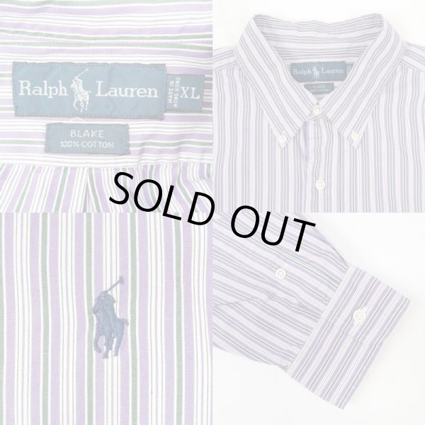 画像3: 90's Polo Ralph Lauren 3点留め ボタンダウンシャツ "BLAKE" (3)