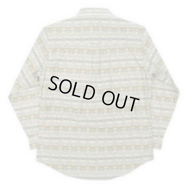 画像2: 00's Woolrich ネイティブ柄 ボタンダウンシャツ "DEADSTOCK" (2)