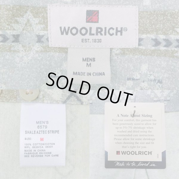 画像3: 00's Woolrich ネイティブ柄 ボタンダウンシャツ "DEADSTOCK" (3)