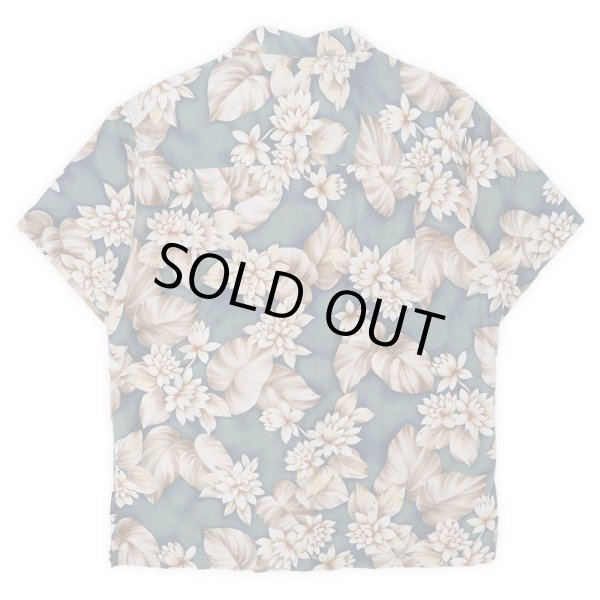 画像2: 90's CHAPS Ralph Lauren S/S 総柄 オープンカラーシャツ (2)