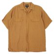 画像1: 00's BRUNO S/S オープンカラーシャツ "LINEN / MUSTARD" (1)