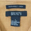 画像2: 00's BRUNO S/S オープンカラーシャツ "LINEN / MUSTARD" (2)