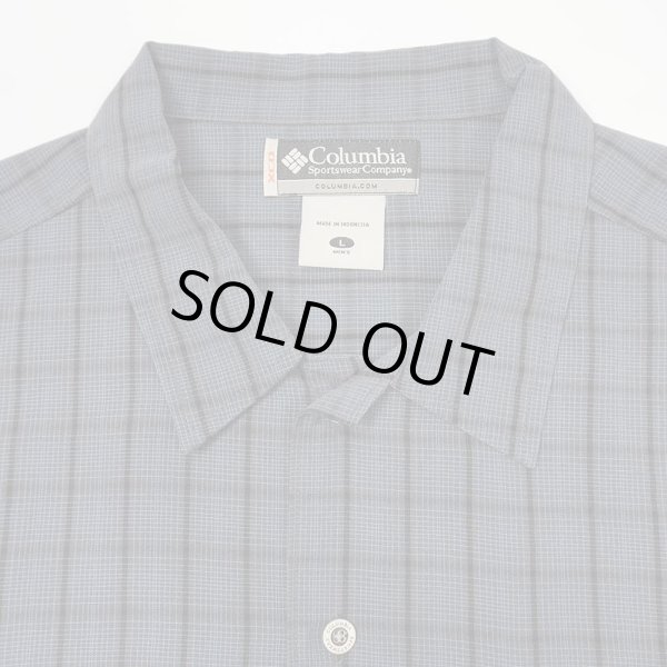 画像2: 00s Columbia S/S レギュラーカラーシャツ (2)