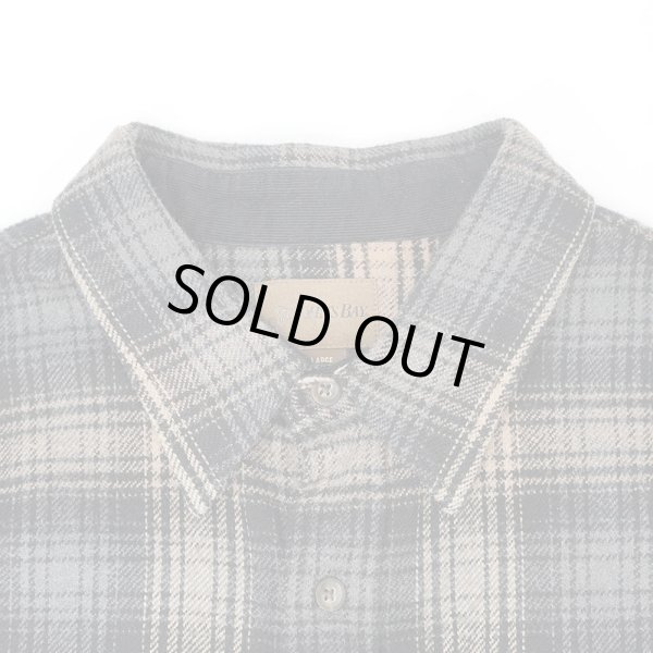 画像3: 90-00's ST JOHN'S BAY ヘビーネルシャツ "Black Plaid" (3)