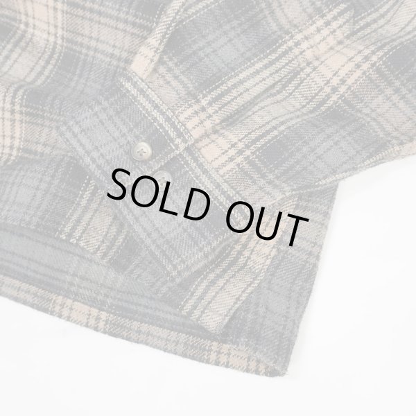 画像4: 90-00's ST JOHN'S BAY ヘビーネルシャツ "Black Plaid" (4)