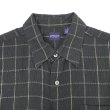 画像3: 00's Arrow レギュラーカラー コットンレーヨンシャツ "BLACK Plaid" (3)