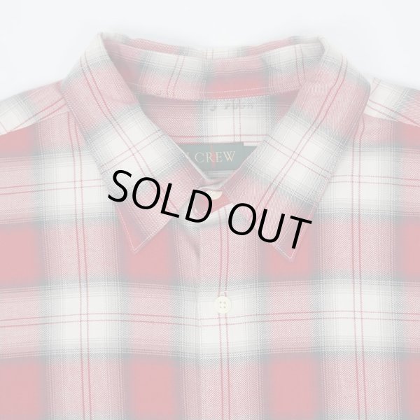 画像3: 90's J.CREW オンブレチェック柄 フランネルシャツ (3)