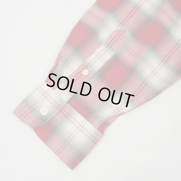 画像4: 90's J.CREW オンブレチェック柄 フランネルシャツ (4)