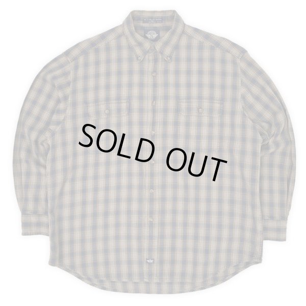 画像1: 90's DOCKERS フランネル ボタンダウンシャツ (1)