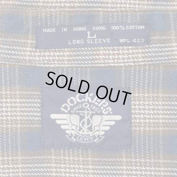 画像2: 90's DOCKERS フランネル ボタンダウンシャツ (2)