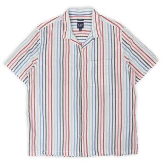 90's OLD GAP S/S オープンカラーシャツ - used&vintage box Hi-smile