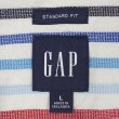 画像2: 20's GAP マルチストライプ柄 S/S オープンカラーシャツ (2)