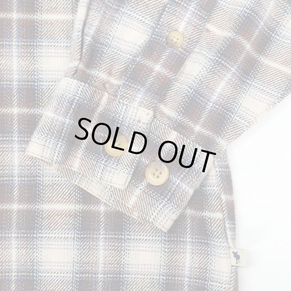 画像4: 90's MOOSE CREEK フランネルシャツ "Brown Ombre Plaid" (4)