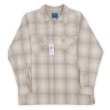 画像1: Pendleton オンブレチェック柄 ウールシャツ "DEADSTOCK" (1)