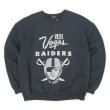 画像1: 00's LAS VEGAS RAIDERS プリントスウェット "BLACK" (1)