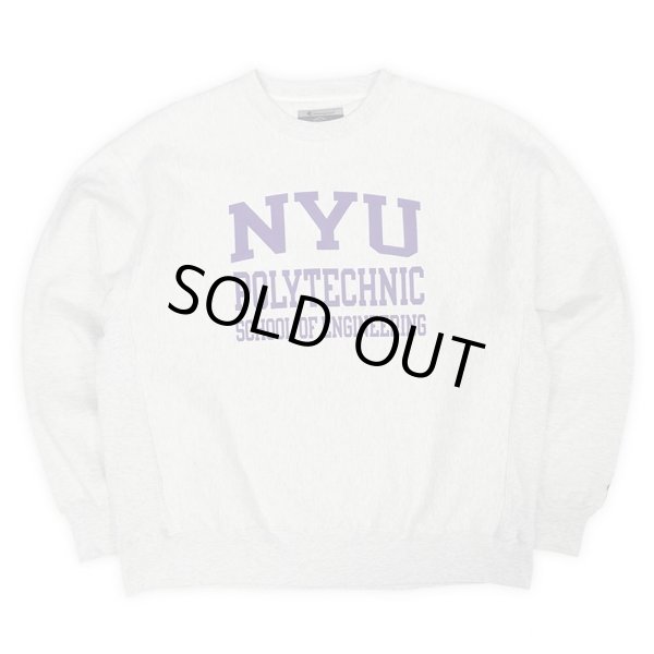 画像1: 00's Champion リバースウィーブスウェット "NYU / DEADSTOCK" (1)