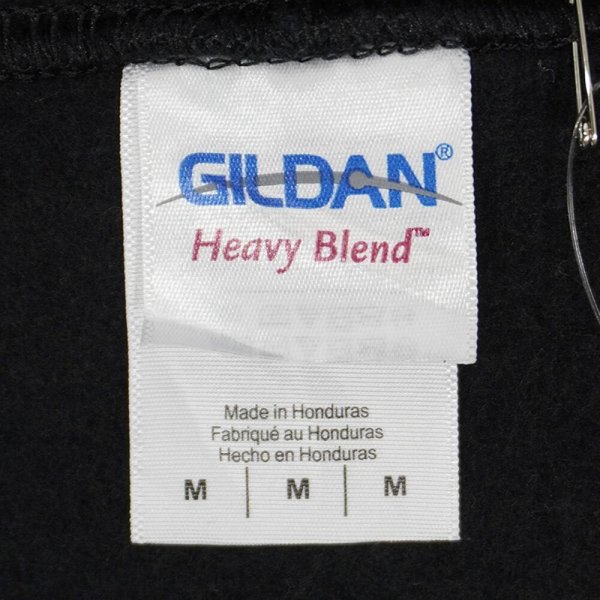 画像2: 00's GILDAN フルジップ スウェットパーカー "BLACK" (2)