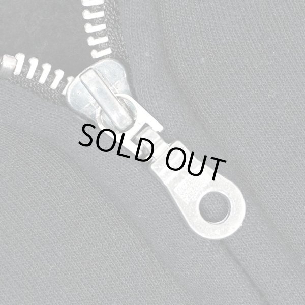 画像3: 00's GILDAN フルジップ スウェットパーカー "BLACK" (3)