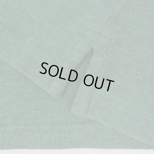 画像4: 00's Polo Ralph Lauren ハーフジップ コットンニット "GREEN" (4)