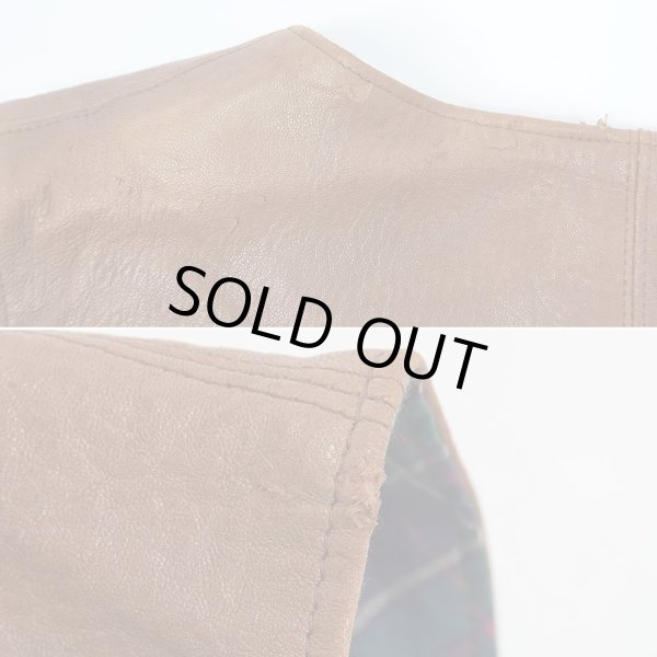 画像5: 90's Willis & Geiger レザーベスト “MADE IN USA” (5)