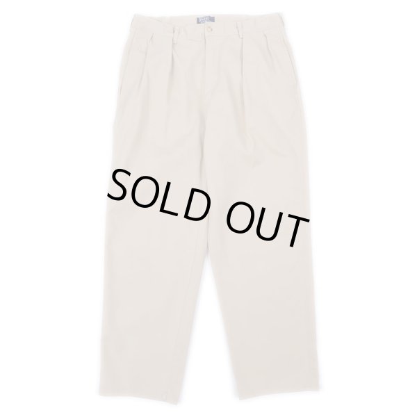 画像1: 90's Polo Ralph Lauren 2タック チノトラウザー "POLO CHINO / MADE IN USA" (1)