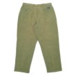 画像2: 90's DOCKERS 2タック リネントラウザー “OLIVE” (2)