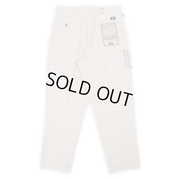 画像2: 90's DOCKERS 2タック チノトラウザー "DEADSTOCK" (2)