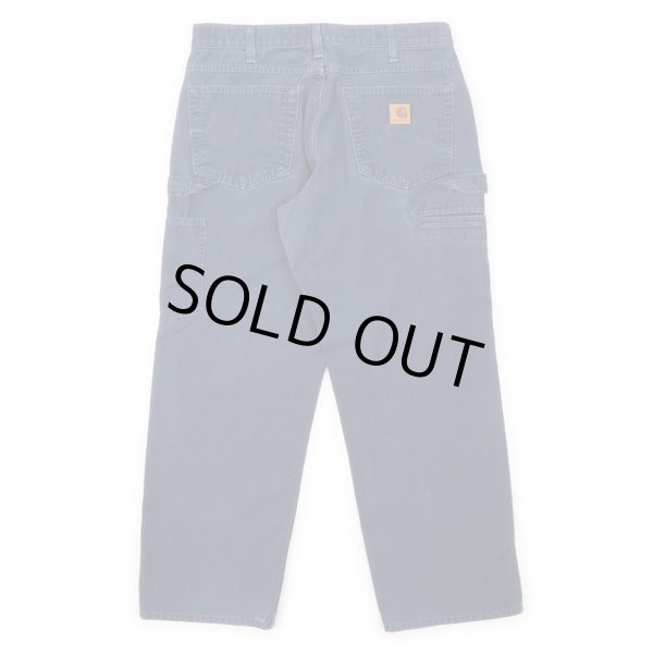 画像2: 00's Carhartt ライトダック ペインターパンツ "NAVY" (2)
