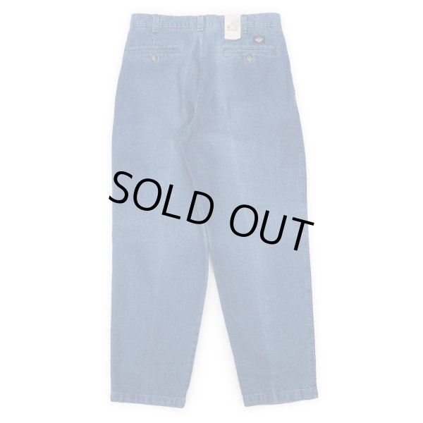 画像2: 90's Dockers 2タック デニムトラウザー "DEADSTOCK" (2)