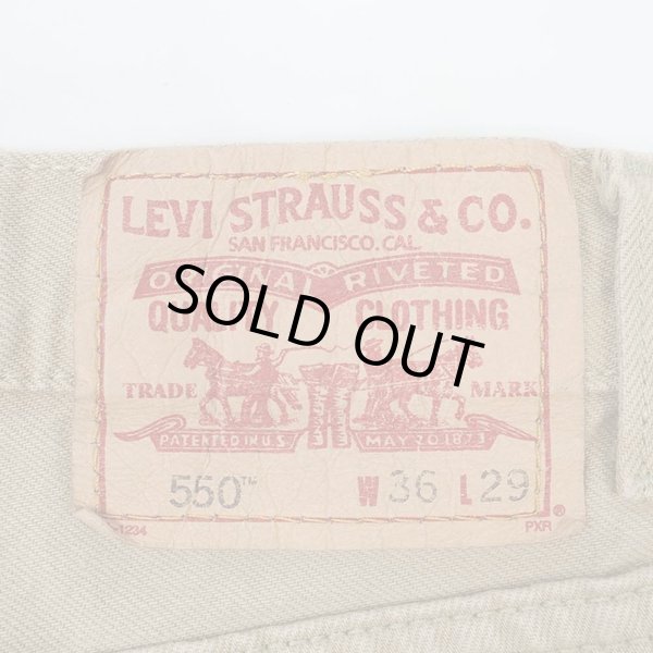 画像3: 00's Levi's 550 カラーデニムパンツ "W36 L29" (3)