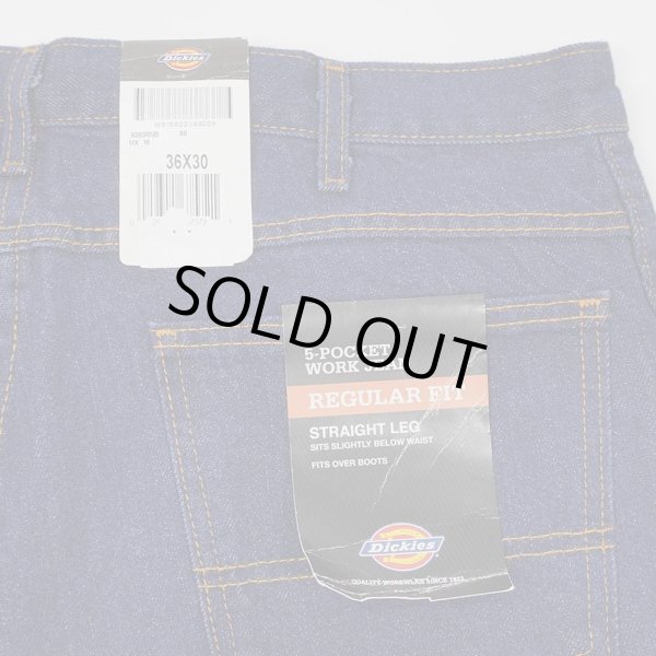画像3: 00's Dickies 5ポケット デニムパンツ "DEADSTOCK / W36 L30" (3)