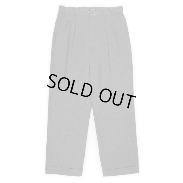 画像1: Early 00's DOCKERS 2タック トラウザー "Chacoal Heather / W34 L30" (1)