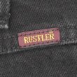 画像3: 00's RUSTLER ブラックデニムパンツ "W34 L30" (3)