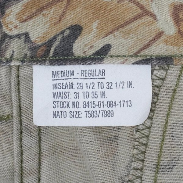 画像3: 00's LADIGA SPORTSWEAR リアルツリーカモ柄 カーゴパンツ "MADE IN USA" (3)