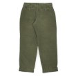 画像2: 90-00's NATURAL ISSUE 2タック コーデュロイトラウザー "OLIVE / W36 L30" (2)