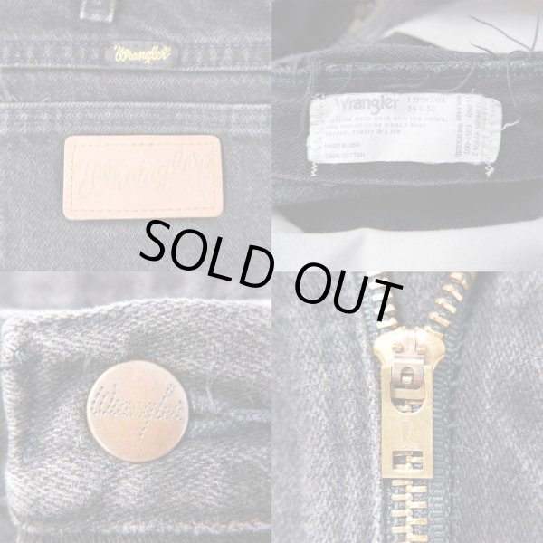 画像3: 90's Wrangler 13MWZWK ブラックデニムパンツ "MADE IN USA" (3)