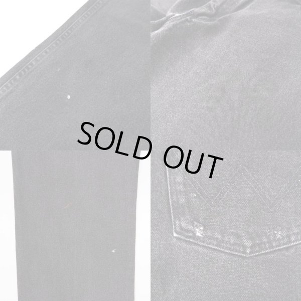 画像4: 90's Wrangler 13MWZWK ブラックデニムパンツ "MADE IN USA" (4)